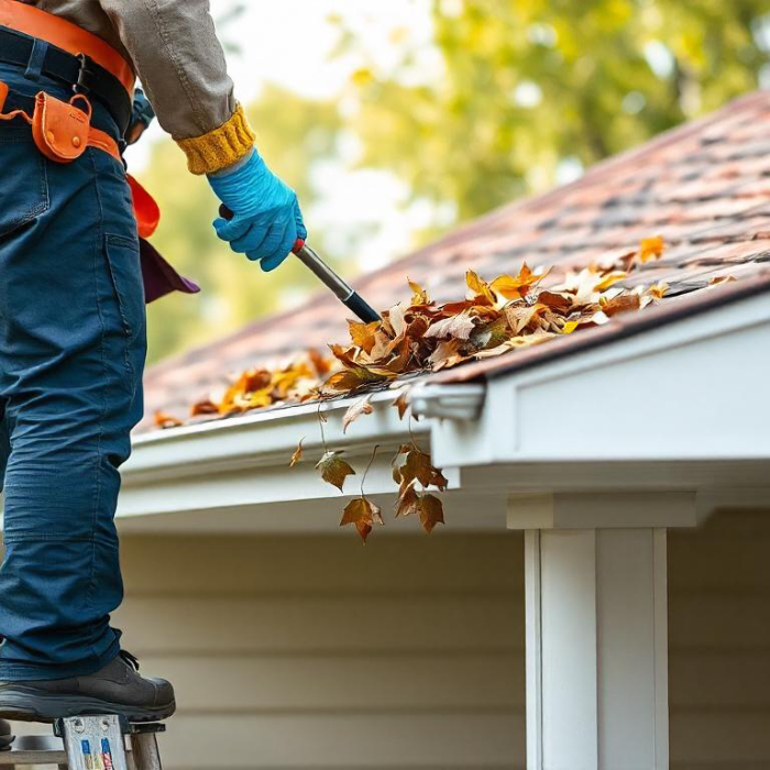 Roof Gutter Cleaning